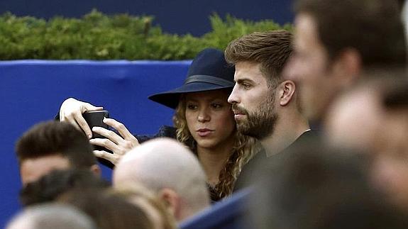 Shakira y Piqué, en el Conde Godó