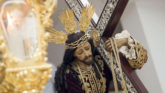 Imagen del Cristo de la Misericordia en la Semana Santa de este año. 