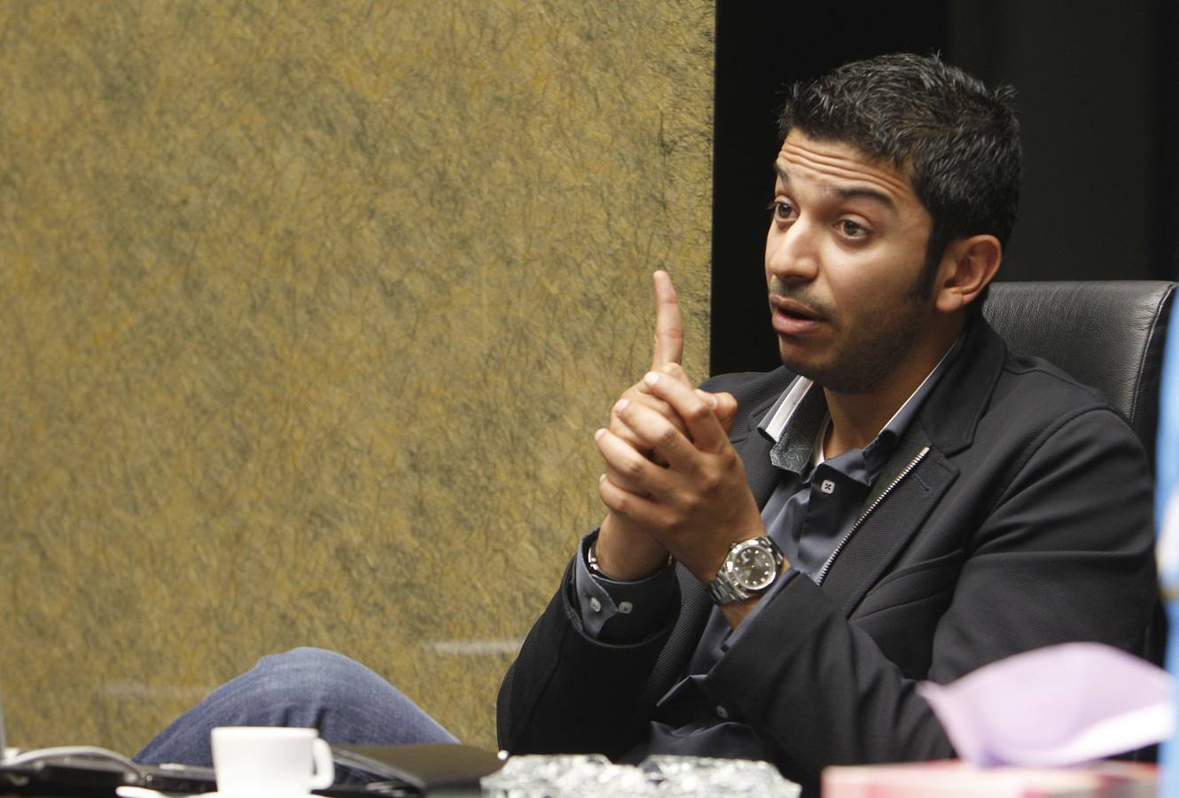 El vicepresidente del Málaga Club de Fútbol, Moayad Shatat. 