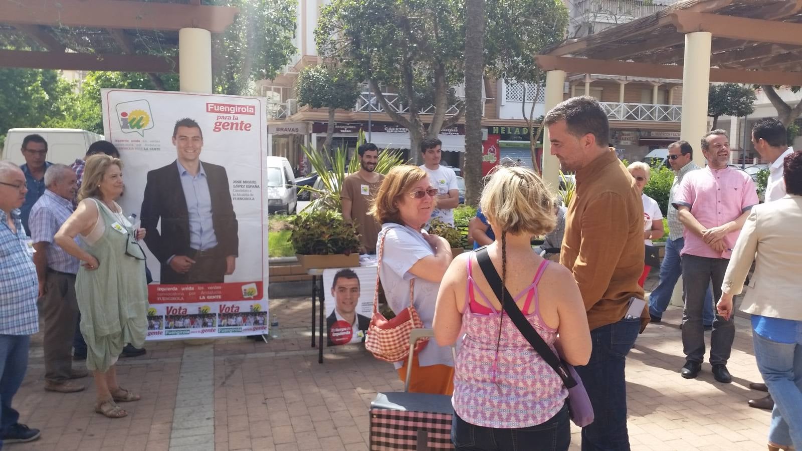 Maíllo, durante un acto esta mañana en Málaga. 