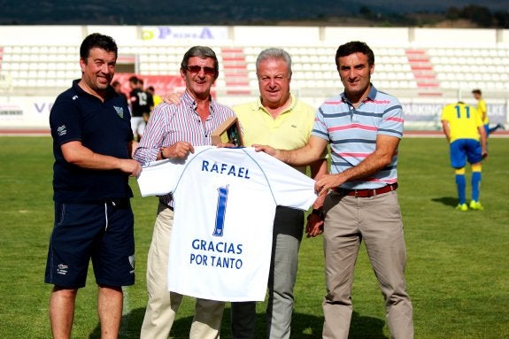 Francisco Molina, Rafael Carrasco, Manuel Guerrero y Bernardo Crespo.  
