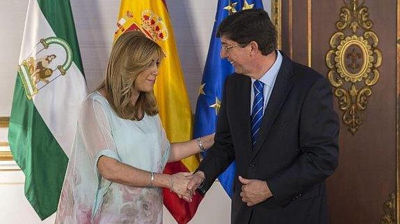 Ciudadanos anuncia que facilitará la investidura de Susana Díaz