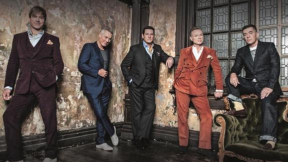 Spandau Ballet, en una imagen promocional de su gira de conciertos.