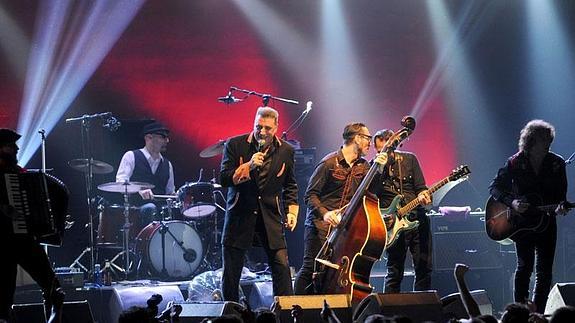 Loquillo, durante un concierto de su última gira. 