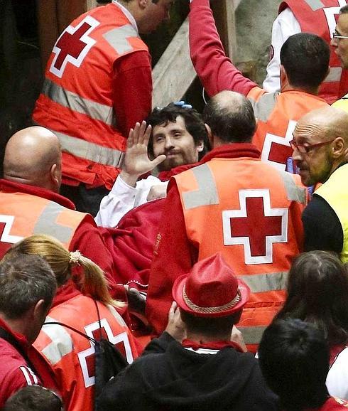 A Bill Hillmann le empitonó el toro 'Brevito' en un muslo hace justo un año.