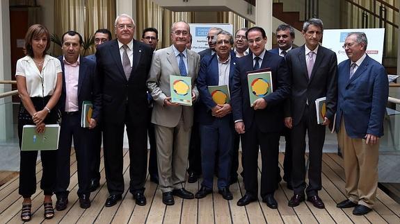 Los patronos de Ciedes, con Francisco de la Torre a la cabeza como presidente. 
