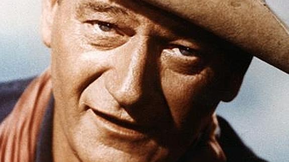 El actor estadounidense, John Wayne.