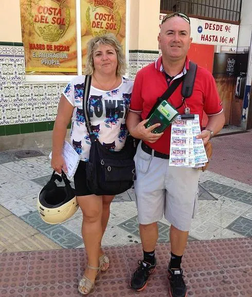 Elisardo de Haro, junto a su mujer Inmaculada Ruiz. 