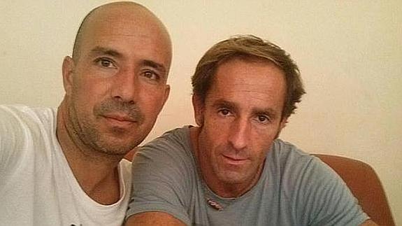 Alfonso Artacho y José Albujar, en Burkina Faso. 