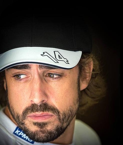 La frenada de Alonso