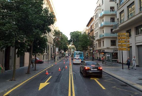 La circulación ya es de doble sentido en calle Córdoba desde esta mañana. 