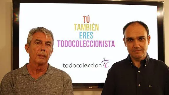 Antonio Martínez de Ubago y Joaquín Valdés, los fundadores de Todocolección. 