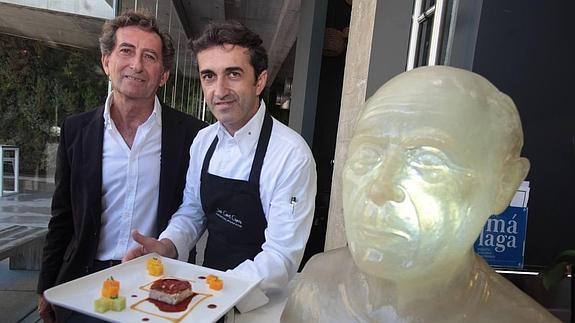 El chef José Carlos García presenta un plato especial como homenaje al 134 aniversario del nacimiento de Picasso