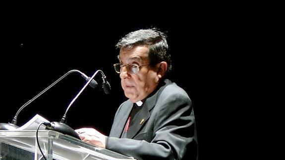 El padre Zurita, en un pregón.