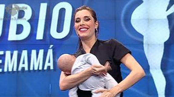 Pilar Rubio, a punto de enseñar un pecho en El Hormiguero