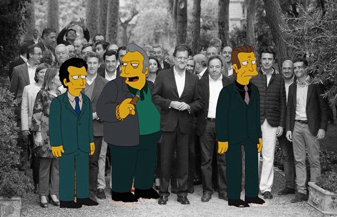 'Visita' exprés de Los Simpson a Málaga para denunciar la sociedad de consumo actual