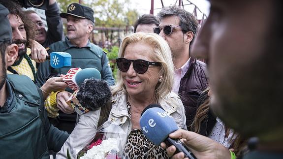 Maite Zaldívar ya disfruta de su permiso carcelario