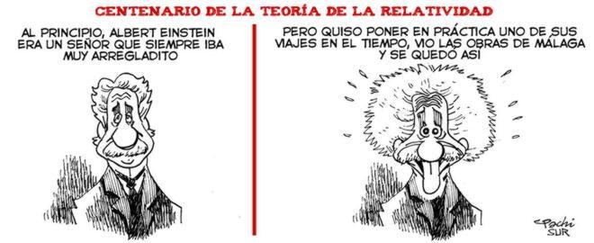 El metro desmelena a Einstein
