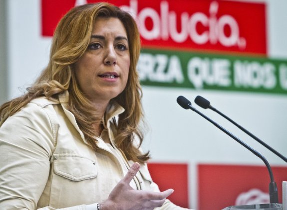 Susana Díaz, presidenta de la Junta de Andalucía. :: Efe
