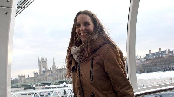 Ana García Ramírez, en Londres. 