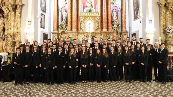 La Banda Municipal de Música de Ronda, Asociación Musical Aureliano del Real, durante la celebración del concierto de Santa Cecilia.