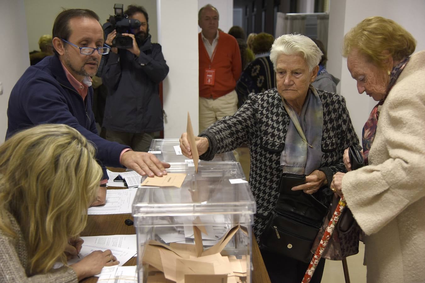 Esta jornada electoral en Málaga cuenta con una gran participación. 