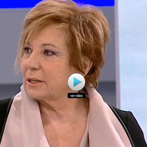 Celia Villalobos, esta mañana