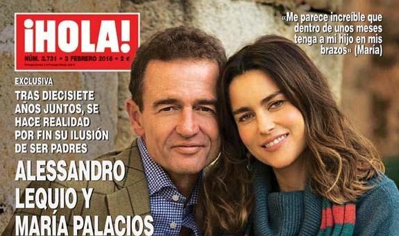 Portada  de la revista que recoge la exclusiva. 