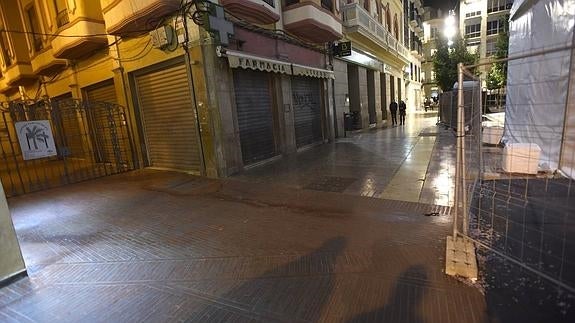 Los hechos sucedieron el sábado en la plaza de la Constitución. 