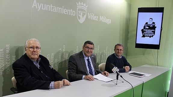 Eugenio Chicano, autor del logo de Vélez-Málaga Ciudad Cervantina
