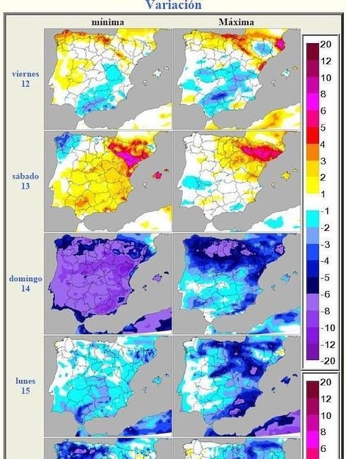 Los mapas que tienes que mirar para saber por dónde viene la ola de frío polar