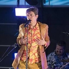 Javier Ojeda, anoche en el Albéniz.