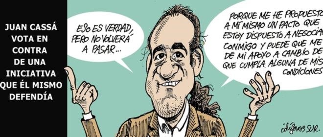 Juan Cassá vota en contra de Juan Cassá