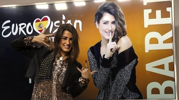 Barei, la representante de España en  Eurovisión2016. 