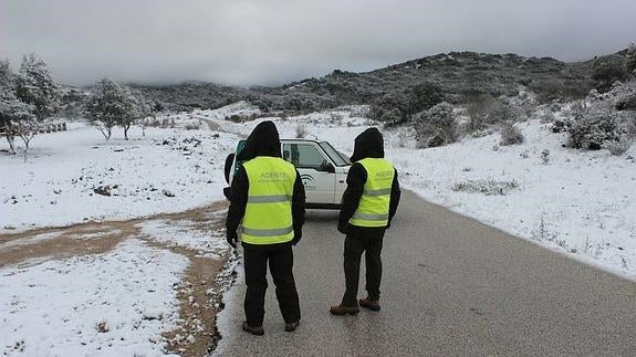 El acceso al parque fue cortado. 