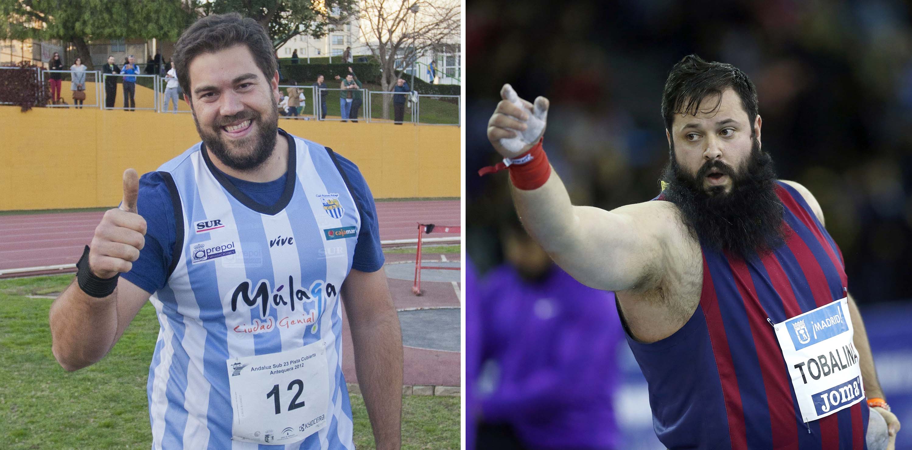 Borja Vivas junto a Carlos Tobalina. 