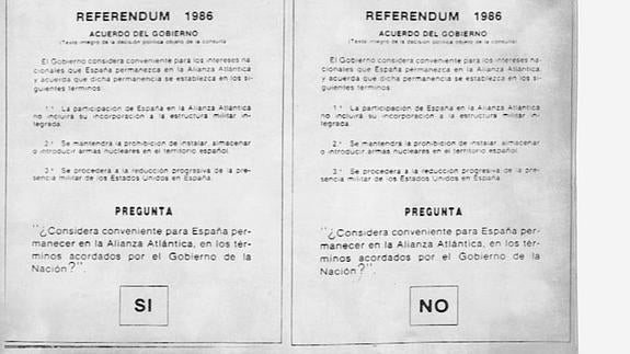 El año que Málaga dijo sí a la permanencia de España en la OTAN