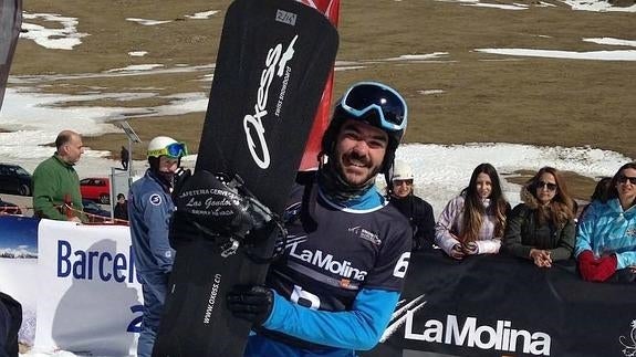 Regino Hernández, el año pasado en la estación de La Molina.