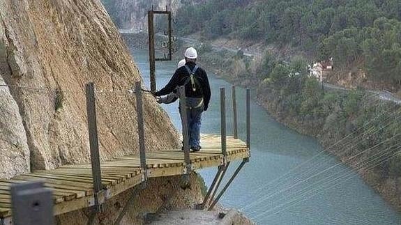 Imagen del Caminito del Rey. 