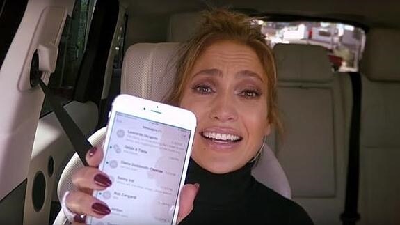 Jennifer Lopez muestra la respuesta de Leonardo diCaprio.