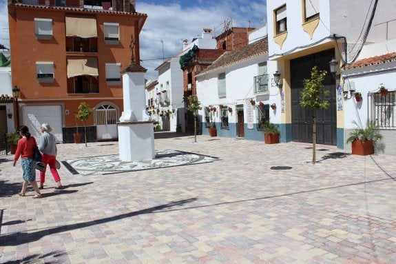 Nuevo aspecto de la plaza Francisco Umbral. :: L.P.
