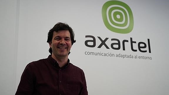 Borja García Solís, fundador de Axartel.