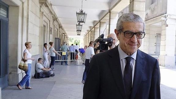 Braulio Medel, en los juzgados de Sevilla en una imagen de archivo. 