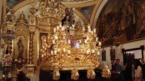 El Nazareno de Alhaurín el Grande lucirá su trono restaurado en junio
