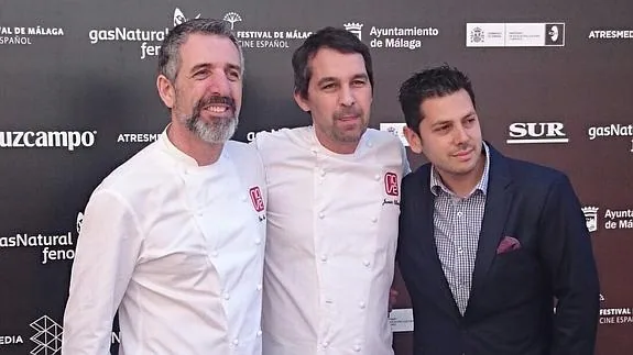 Pepe Solla, Javier Olleros y Diego Gallegos. 