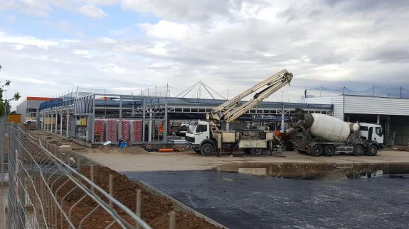 Verdecora: avanzan las obras del centro dedicado a la jardinería