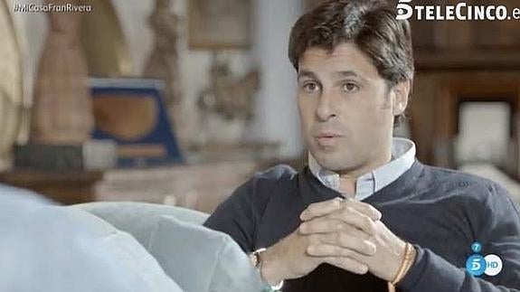 Fran Rivera, durante la entrevista en su casa de Ronda.