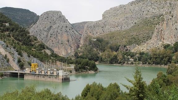 Vista del embalse del Tajo de la Encantada