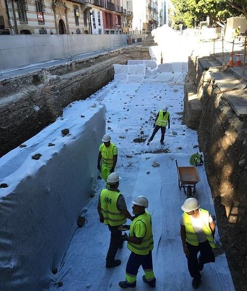 Ya se han iniciado los trabajos para cubrir y proteger los restos arqueológicos.