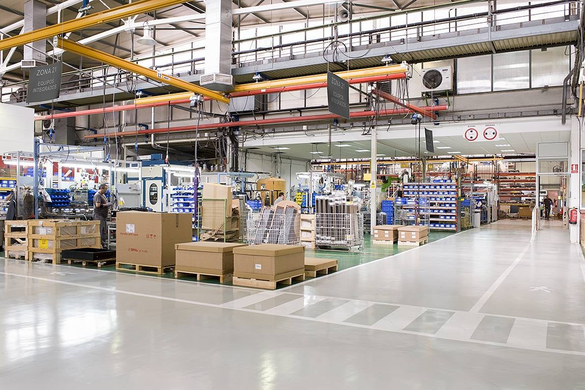 En el centro de producción de Hispacold trabajan 190 personas. 
